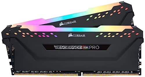 CORSAIR Vengeance RGB Pro 16GB (2 x 8GB) 288-Pin PC RAM DDR4 3600 (PC4 28800) Desktop Memory Model CMW16GX4M2D3600C18 main image