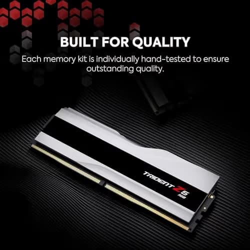G.Skill Trident Z5 RGB Metallic Silver DDR5-6000 CL30 32GB (2x16GB) image