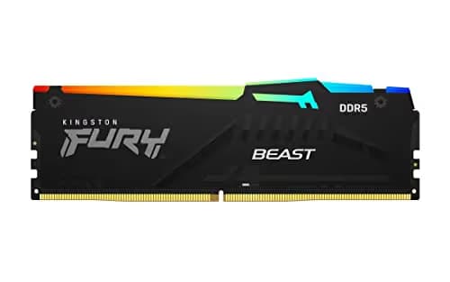 Kingston FURY Beast RGB Black DDR5-4800 CL38 64GB (2x32GB) image