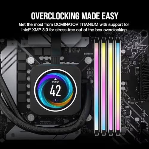 Corsair Dominator Titanium DDR5-6000 CL30 32GB (2x16GB) White image