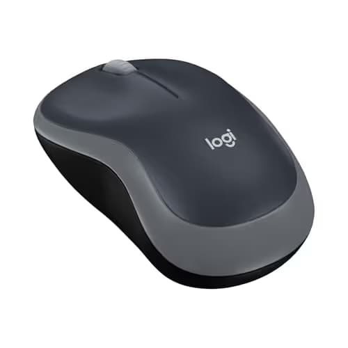 Logitech M185 Optical Wireless Gray Mouse main image