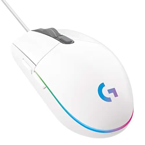 Logitech G102 LIGHTSYNC RGB White Wired Optical Gaming Mouse main image