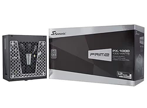 SeaSonic PRIME PX Black / Silver 1000W Fully Modular 80+ Platinum Certified ATX main image