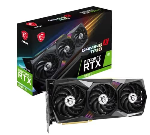 MSI GAMING X TRIO GeForce RTX 3060 Ti 8GB GDDR6X Black main image