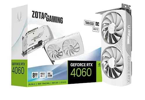 ZOTAC GAMING GeForce RTX 4060 8GB GDDR6 Twin Edge OC White Edition main image