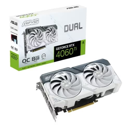 ASUS Dual GeForce RTX™ 4060 Ti White OC Edition 8GB GDDR6 main image