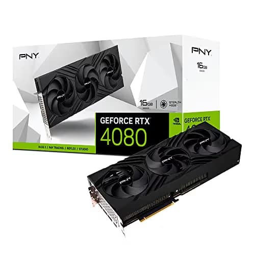 PNY VERTO GeForce RTX 4080 16GB GDDR6X Black main image