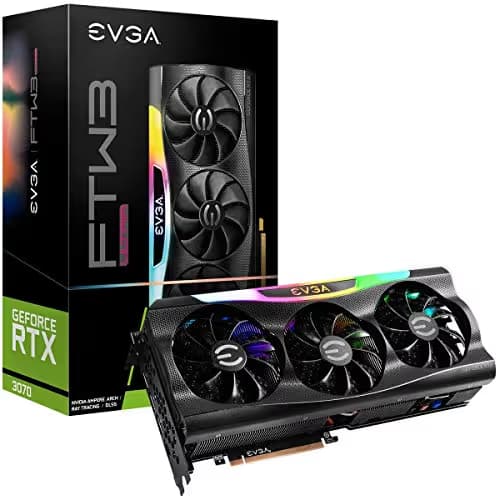 EVGA FTW3 ULTRA GAMING GeForce RTX 3070 8GB GDDR6 Black / Silver main image