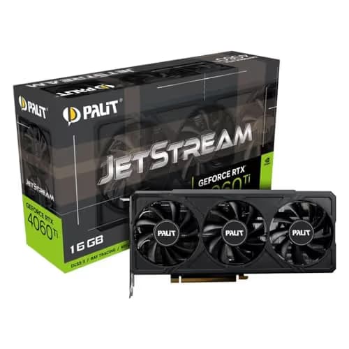 Palit JetStream GeForce RTX 4060 Ti 16GB GDDR6 Black image