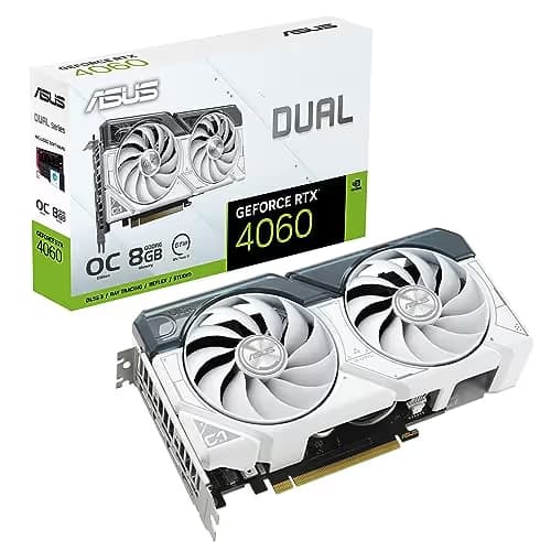 ASUS Dual GeForce RTX 4060 White OC Edition 8GB GDDR6 main image