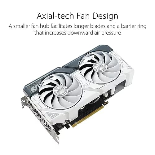 ASUS Dual GeForce RTX 4060 White OC Edition 8GB GDDR6 image