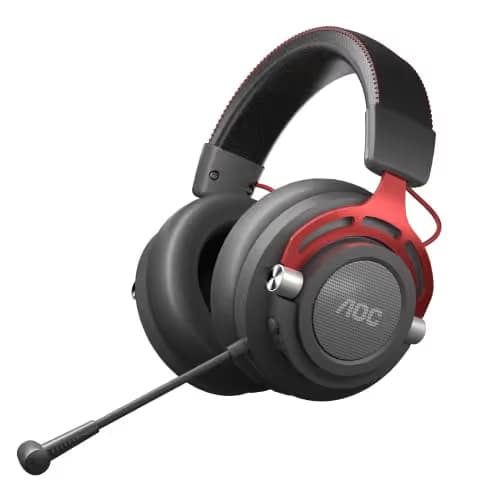 AOC GH401 Closed-Back Red / Black Gaming Headset image