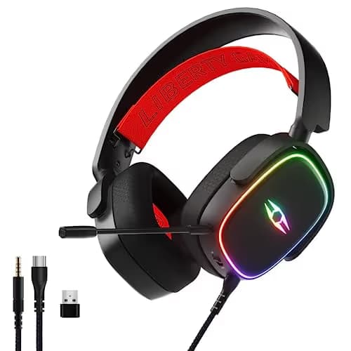 TAKSTAR Forge Wired Closed-Back Headphones Black / Red image