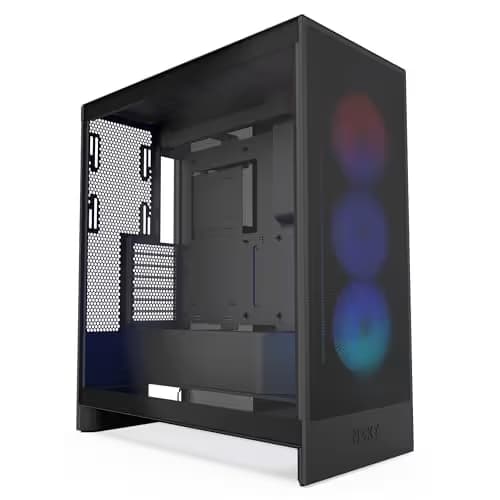 NZXT H7 Flow RGB - Mid-Tower ATX Airflow PC Case - Black (2024) main image