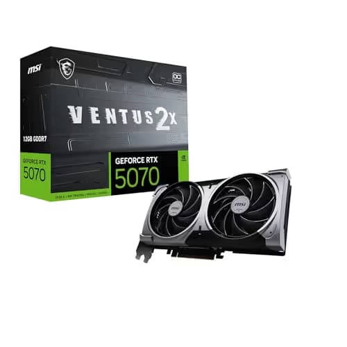 MSI VENTUS 2X OC GeForce RTX 5070 12GB GDDR7 image