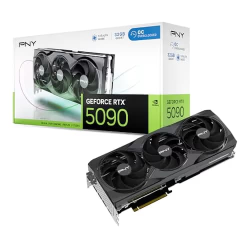 PNY GeForce RTX 5090 32GB Overclocked Triple Fan GDDR7 image