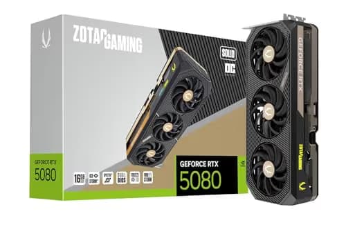 ZOTAC GAMING GeForce RTX 5080 SOLID OC 16GB GDDR7 image