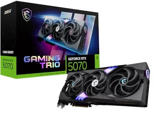 MSI GeForce RTX 5070 12G GAMING TRIO OC GDDR7 main image