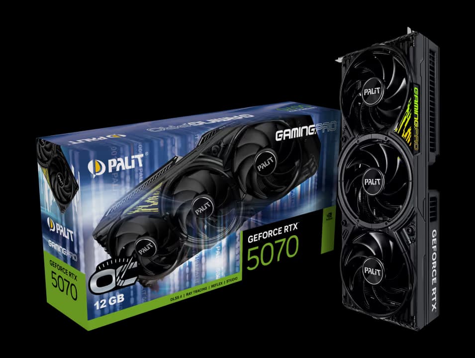 Palit GamingPro OC GeForce RTX 5070 12 GB GDDR7 main image