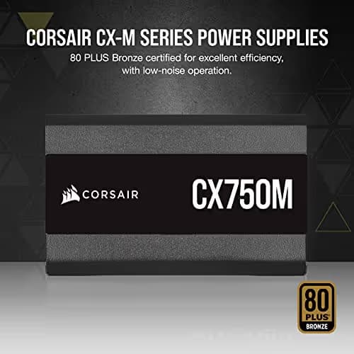 Corsair CX750M (2021) 750W Semi-Modular 80+ Bronze Certified ATX image