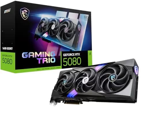 MSI GeForce RTX 5080 16G GAMING TRIO OC main image