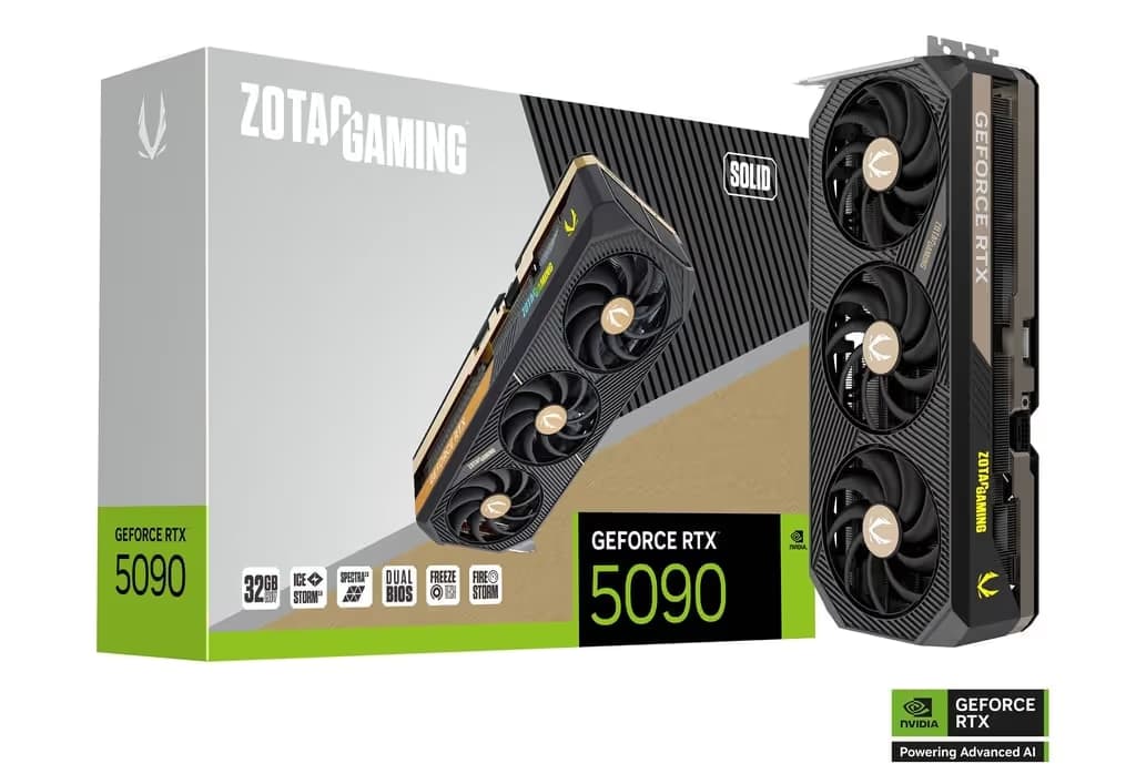 ZOTAC GAMING GeForce RTX 5090 SOLID 32GB GDDR7 image