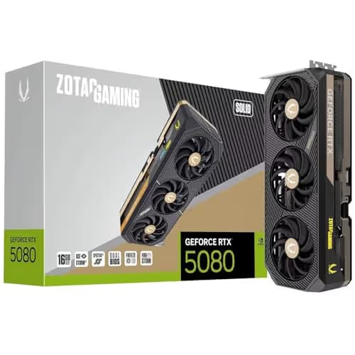 ZOTAC GAMING GeForce RTX 5080 SOLID 16GB GDDR7 image