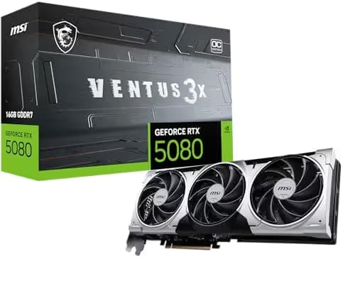 MSI GeForce RTX 5080 16G VENTUS 3X OC main image