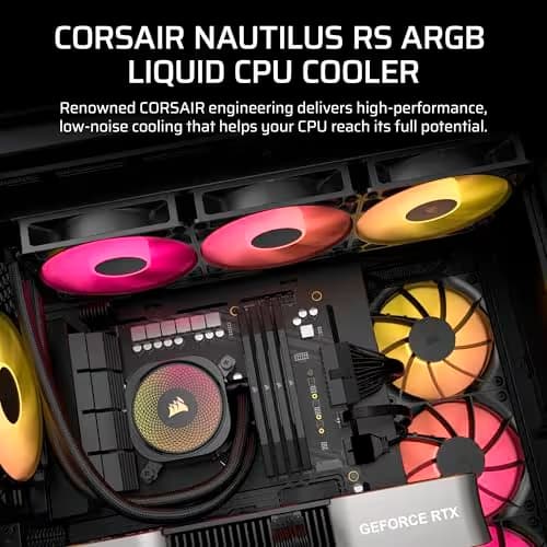 Corsair NAUTILUS Water 360mm RS ARGB Black image