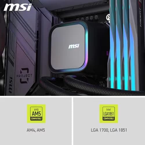 MSI MAG CORELIQUID A13 Water 240mm Black image
