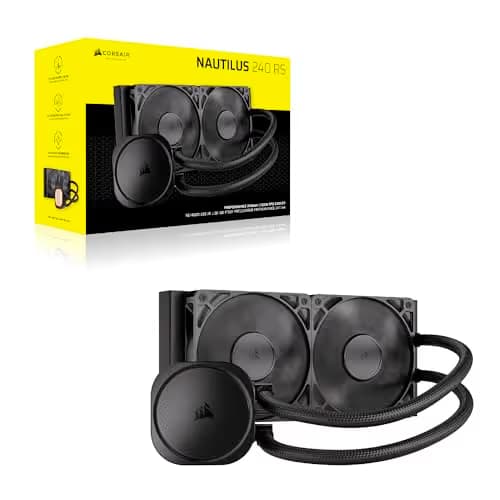 Corsair NAUTILUS RS Water 240mm 74.37 CFM Black image