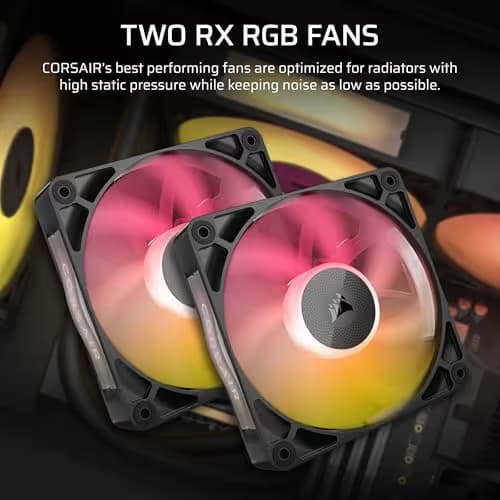 iCUE LINK TITAN 240 RX RGB AIO Liquid CPU Cooler image
