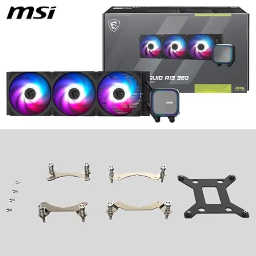 MSI MAG CORELIQUID A13 Water 360mm 62.6 CFM Black image