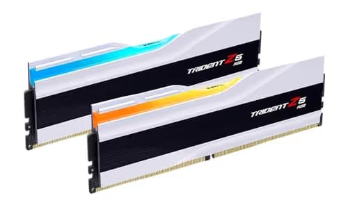 G.Skill Trident Z5 RGB Matte White DDR5-6400 CL30 32GB (2x16GB) image