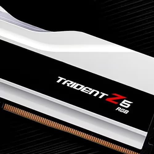 G.Skill Trident Z5 RGB Matte White DDR5-6400 CL30 32GB (2x16GB) image