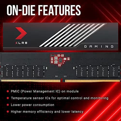 PNY XLR8 Gaming MAKO Black DDR5-6000 CL40 32GB (2x16GB) image