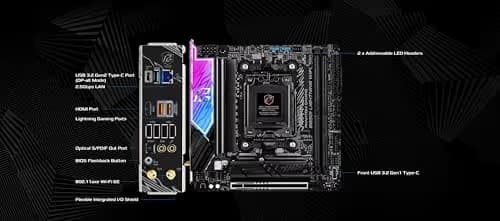 ASRock Phantom Gaming B850I Lightning WiFi AM5 DDR5 Mini ITX image