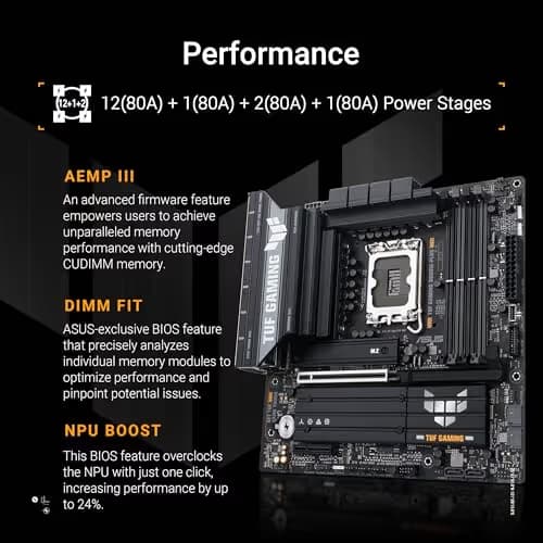 Asus B860 TUF GAMING B860M-PLUS DDR5 Micro ATX image