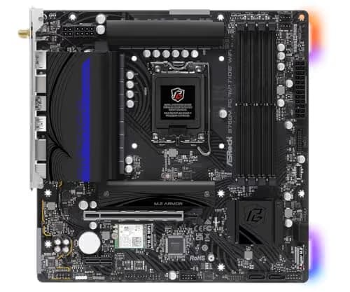 ASRock B760M PG RIPTIDE WIFI AM5 DDR5 MICRO-ATX image