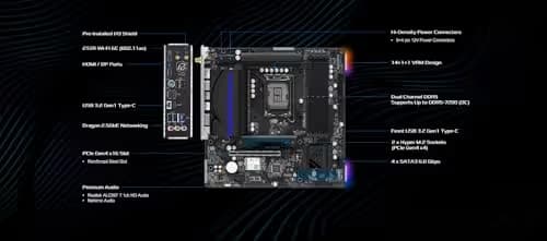 ASRock B760M PG RIPTIDE WIFI AM5 DDR5 MICRO-ATX image