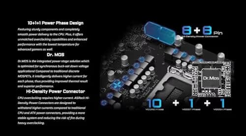 ASRock B860 Pro RS WiFi LGA1851 DDR5 ATX image