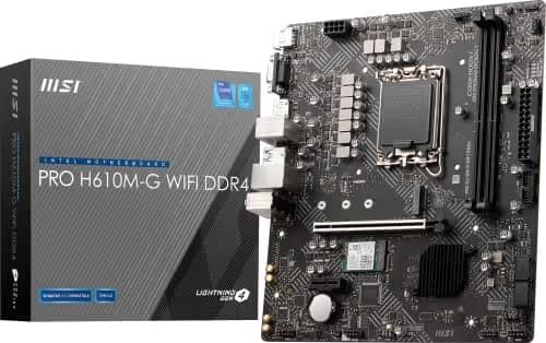 MSI H610 PRO H610M-G WIFI LGA1700 DDR4 Micro ATX main image