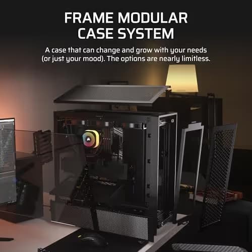 Corsair FRAME 4000D ATX Modular Mid-Tower PC Case - Black image