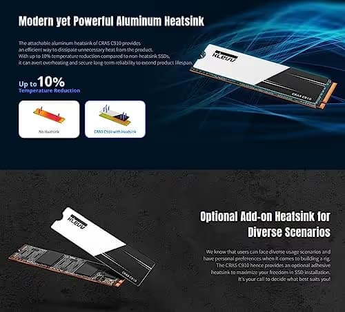 Klevv CRAS C910 4TB SSD M.2-2280 PCIe 4.0 x4 NVMe image