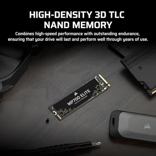 Corsair MP700 Elite 2TB SSD M.2-2280 PCIe 5.0 NVMe image