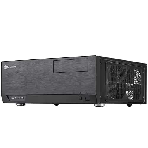 Silverstone GD09 HTPC Black Mesh Side Panel with USB 3.2 Gen 2 Type-C USB 3.2 Gen 1 Type-A main image