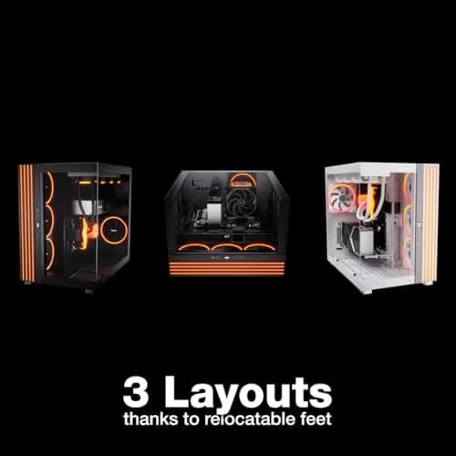 be quiet! Light Base 900 FX ATX Full Tower White with Tempered Glass Side Panel image