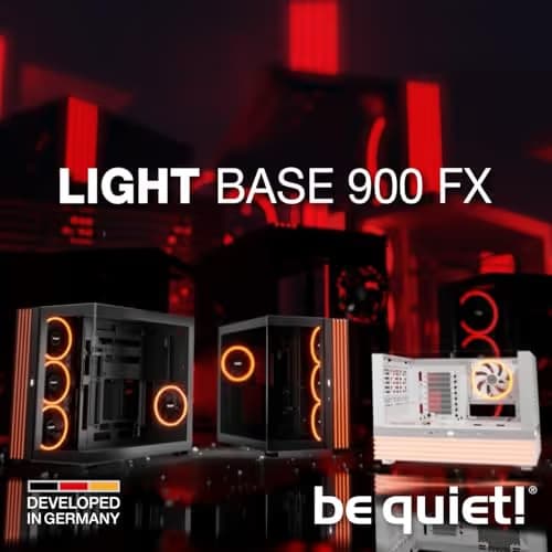 be quiet! Light Base 900 FX ATX Full Tower White with Tempered Glass Side Panel image