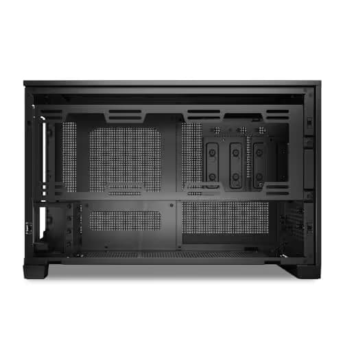 SHARKOON Rebel C20 Mini-ITX Desktop Black with Mesh Side Panel and USB 3.2 Gen 2 Type-C, USB 3.2 Gen 1 Type-A image