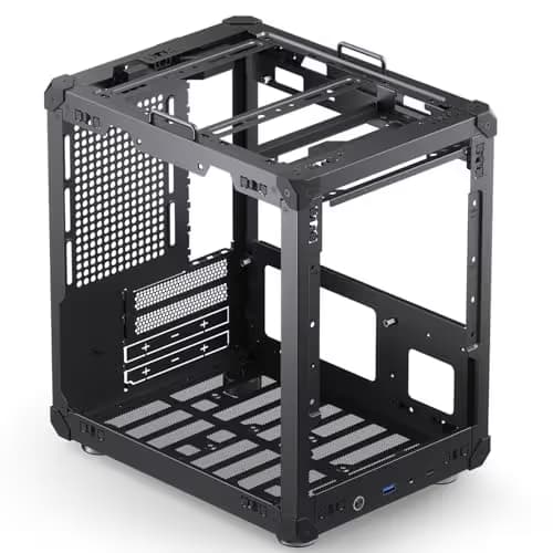 Jonsbo C6-ITX Mini-ITX Desktop Black Mesh Side Panel image